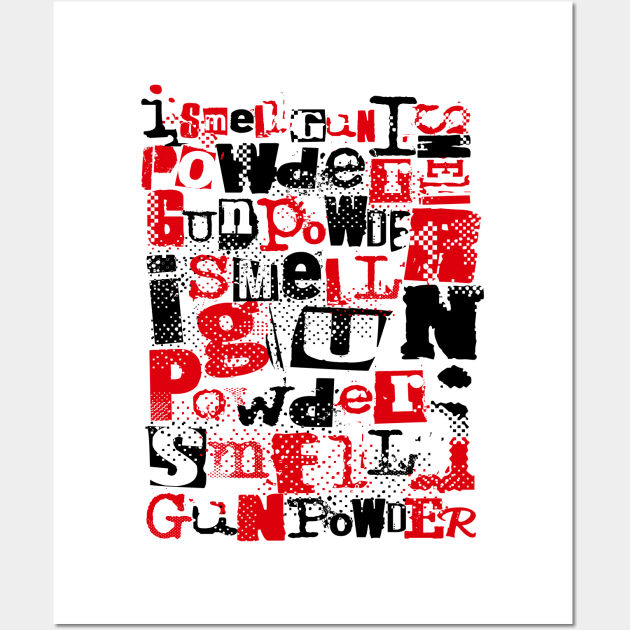 I smell gun powder 3.0 Wall Art by 2 souls